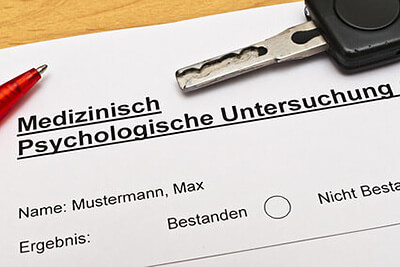 MPU-Gutachten - medizinisch-psychologische Untersuchung