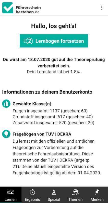 Auf die theoretische Führerscheinprüfung vorbereiten – ganz einfach mit unserer App